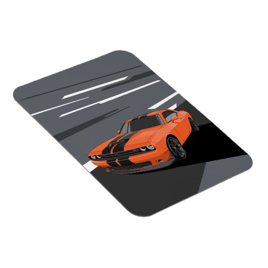 Challenger Orange マグネット (右側)
