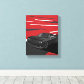 Challenger RT black キャンバスプリント (インサイチュ (ウッドフロア))