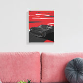 Challenger RT black キャンバスプリント (インサイチュ (リビング))