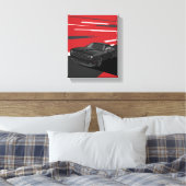 Challenger RT black キャンバスプリント (インサイチュ (寝室))