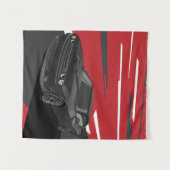 Challenger RT black タペストリー (正面(横))