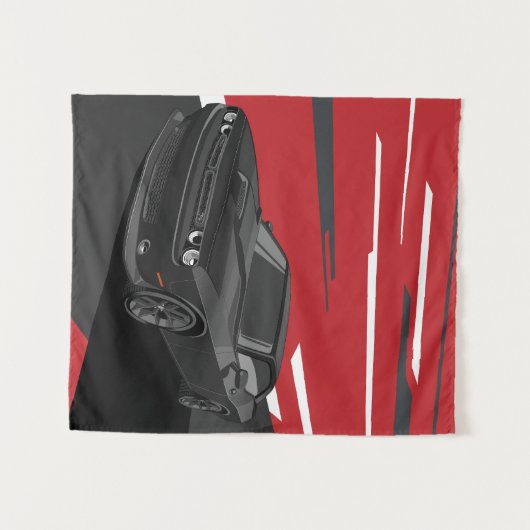 Challenger RT black タペストリー (正面(横))