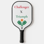 Challenger X Triumph Minimalist Pickleball Paddle ピックルボールラケット (裏面)