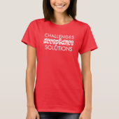 challenges acceptance solutions t-shirt 25 tシャツ (正面)