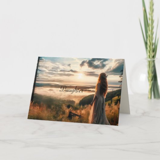 CHALLENGES - DAUGHTER CARE CARD サンキューカード (正面)