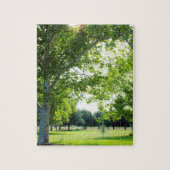 Challenging Disc Golf Tree Puzzle ジグソーパズル (縦)