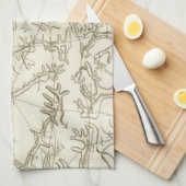 Chalonsenシャンペン キッチンタオル (四つ折り)