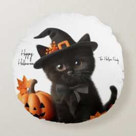 Chalot halloween Citrouille Family ラウンドクッション