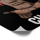 Chama Paotan Mma Fan Jjb Boxing Muay Thai Kickboxi ポスター (角)