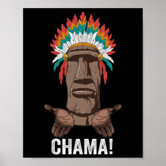 Chama Paotan Mma Fan Jjb Boxing Muay Thai Kickboxi ポスター