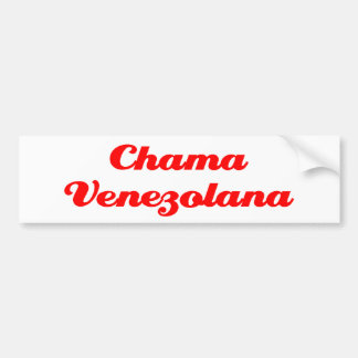Chama Venezolana バンパーステッカー