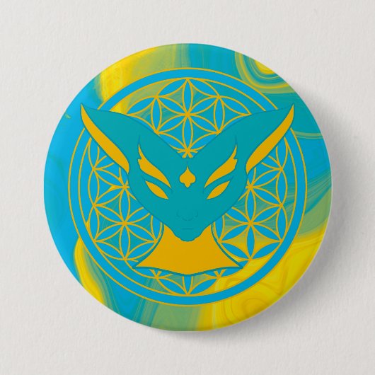 Chamalion 缶バッジ (正面)