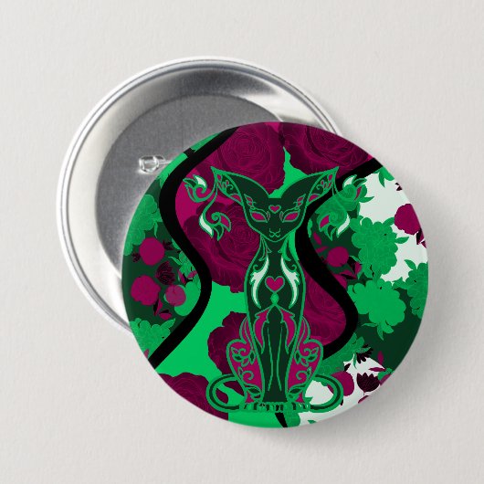 Chamalion 缶バッジ (正面&裏面)