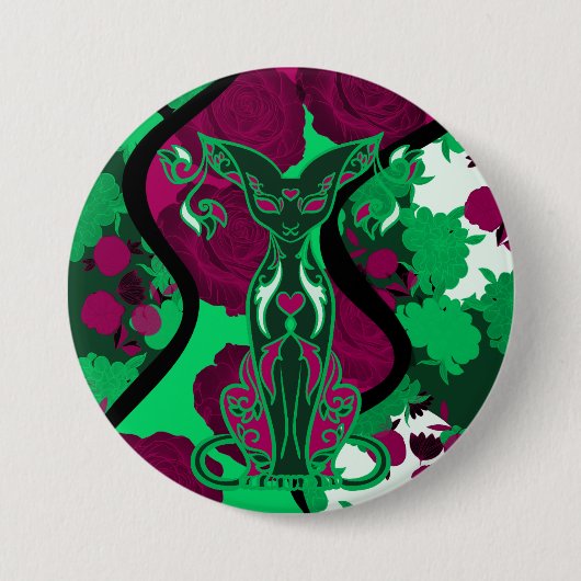 Chamalion 缶バッジ (正面)