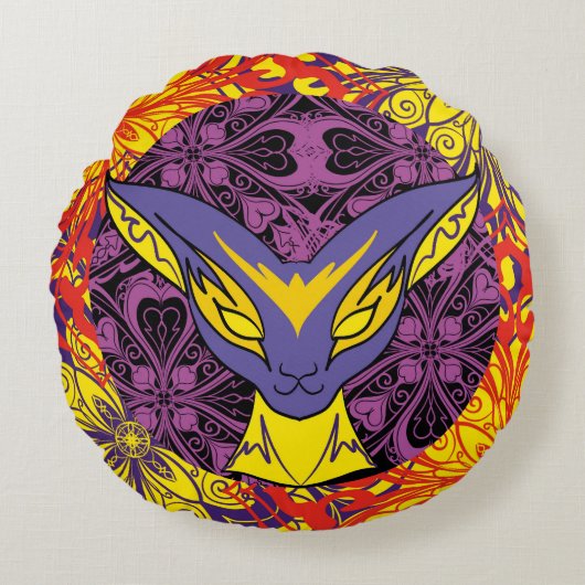 Chamalion Dragone ラウンドクッション (正面)