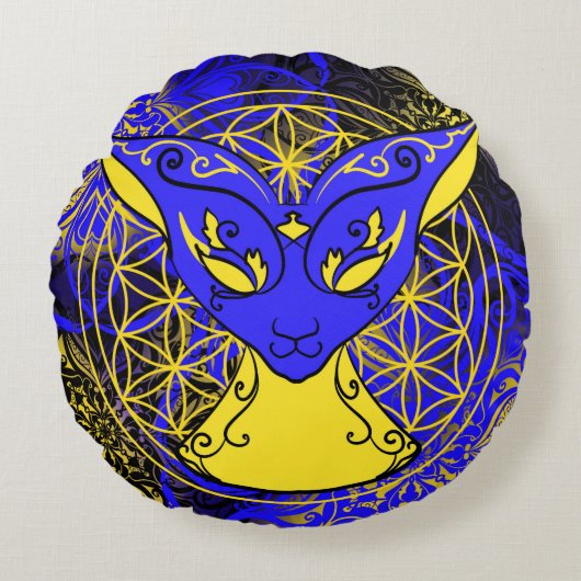 Chamalion Jovi ラウンドクッション (正面)