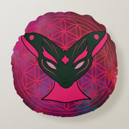 Chamalion Lovaro ラウンドクッション (正面)