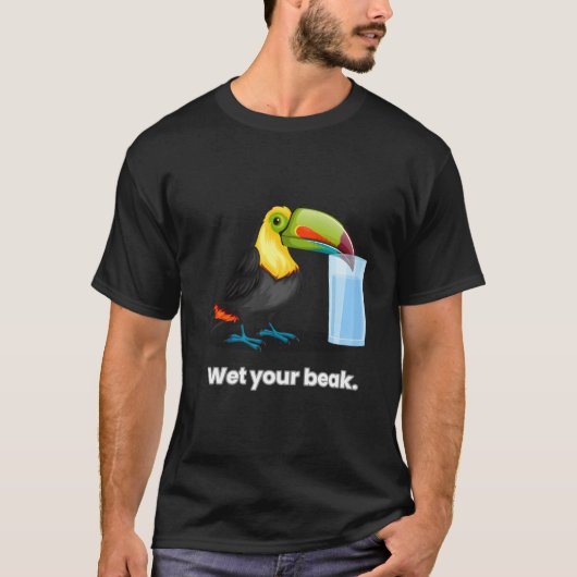 Chamath Palihapitiyaと共に楽しむWet Your Beak All-Inポッドキ Tシャツ (正面)