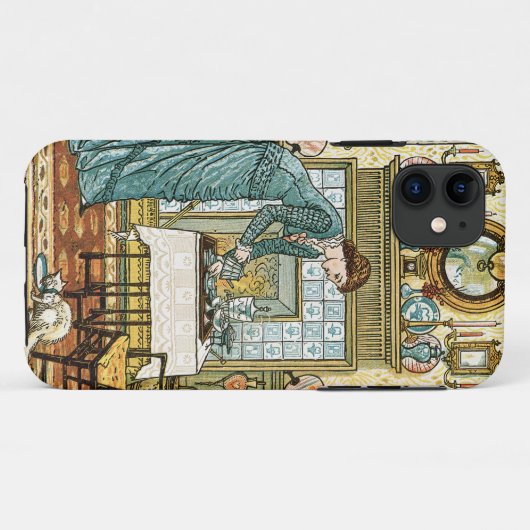 Chamberの「家の洒落男へのfrontispiece私の女性の Case-Mate iPhoneケース (裏面(横))