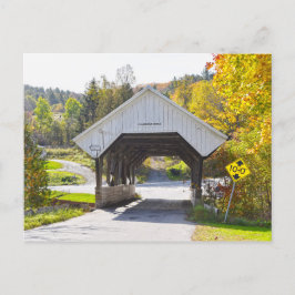 Chamberlin Mill Covered Bridge、Lyndon、Vermont ポストカード