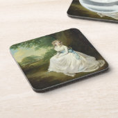 Chambers、c.1789 (キャンバスの油)女性 コースター (左側)