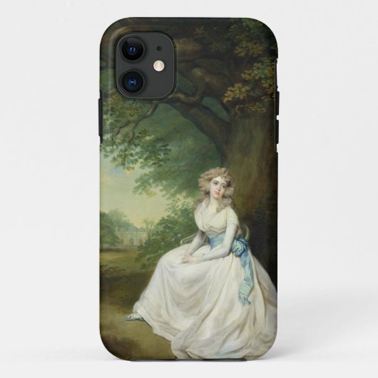 Chambers、c.1789 (キャンバスの油)女性 Case-Mate iPhoneケース (裏面)