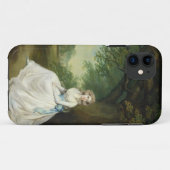 Chambers、c.1789 (キャンバスの油)女性 Case-Mate iPhoneケース (裏面(横))