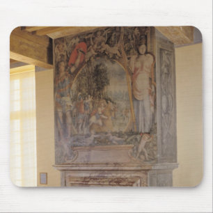 Chambre du Roiの暖炉 マウスパッド