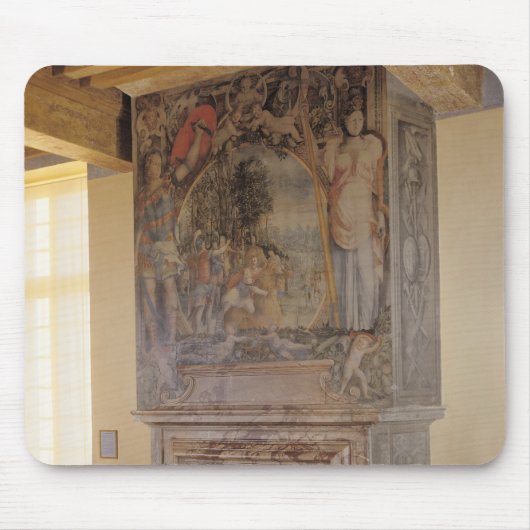 Chambre du Roiの暖炉 マウスパッド (正面)