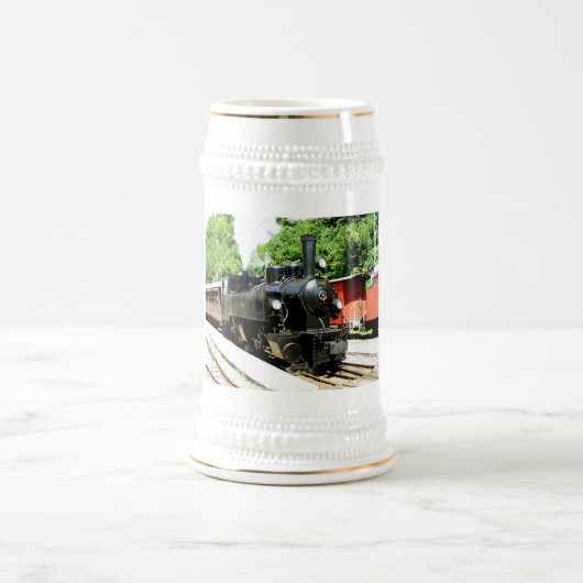 Chambyの鉄道博物館の列車 ビールジョッキ (中央)