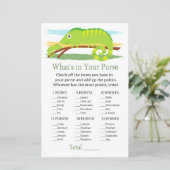 Chameleonあなたの財布ゲームのベビーシャワーの中に何がある (スタンド正面)