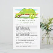 Chameleonあなたはどのように良く赤ちゃんシャワーゲームを知っている (スタンド正面)