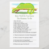 Chameleonあなたはどのように良く赤ちゃんシャワーゲームを知っている (正面)