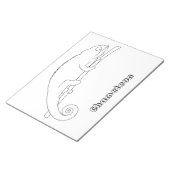 Chameleonカラーリングノートパッドのおもしろい活性 ノートパッド (アングル)