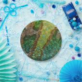 Chameleonスキンテクスチャテンプレート ペーパープレート (パーティー)