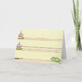 CHAMELEON誕生日グリーティングカードbyニコールジャネス カード (正面)