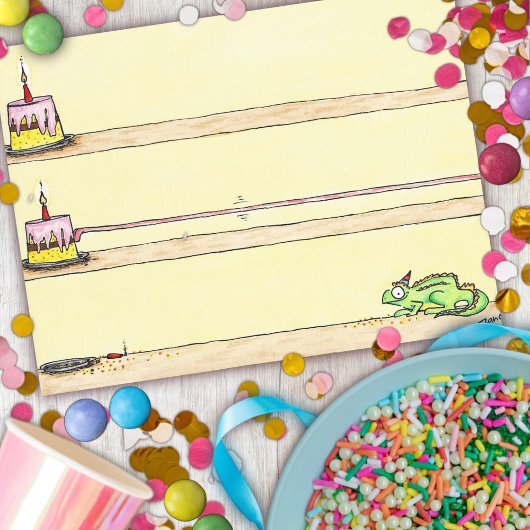 CHAMELEON誕生日ハガキbyニコールヤネス ポストカード