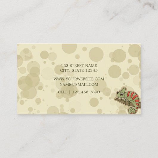 Chameleon – 名刺 (裏面)