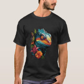 Chameleon Art mens Tシャツ (正面)