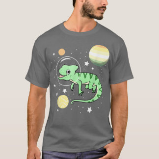 Chameleon Astronaut Genderflor Pride  Tシャツ