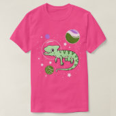 Chameleon Astronaut Genderqueer Pride Tシャツ (デザイン正面)