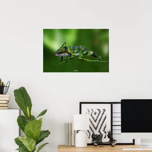 Chameleon by Johannes Stötter ポスター (ホームオフィス)