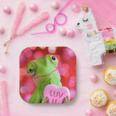 Chameleon Heart (Luv U) ペーパープレート (パーティー)