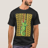 Chameleon Reptile Chameleon Tシャツ (正面)