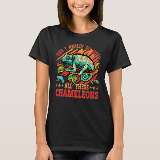 Chameleon  Saying 6 Tシャツ (正面)