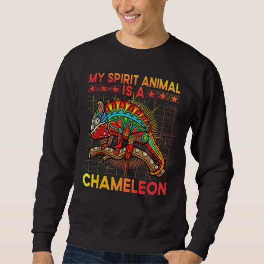 Chameleon  Saying 8 スウェットシャツ (正面)