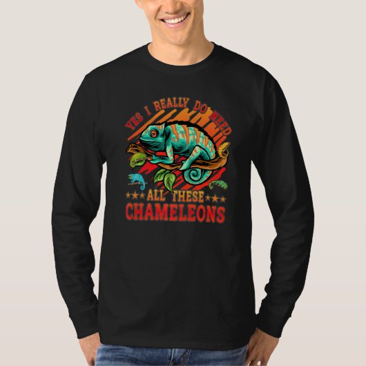 Chameleon Saying Tシャツ (正面)
