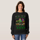 Chameleon Ugly Christmas Sweater スウェットシャツ (正面フル)