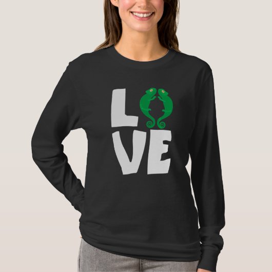 Chameleons Love Reptiles Lizard Geckos Chameleon   Tシャツ (正面)