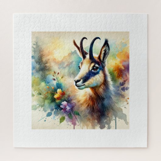 Chamois 111024AREF135 - Watercolor ジグソーパズル (縦)